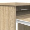 vidaXL Bureau ch&ecirc;ne Sonoma 86x49x76 cm bois d'ing&eacute;nierie