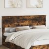 vidaXL T&ecirc;te de lit Ch&ecirc;ne fum&eacute; 200 cm Bois d'ing&eacute;nierie