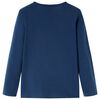 T-shirt enfants &agrave; manches longues bleu marine 116