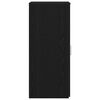 vidaXL Armoire de rangement Noir 40x45x103,5 cm Bois d'ing&eacute;nierie