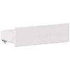 vidaXL Lit biblioth&egrave;que sans matelas blanc 180x200 cm bois pin massif