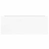 vidaXL &Eacute;tag&egrave;re murale flottante 4 pcs Blanc brillant 60x23,5x3,8cm MDF