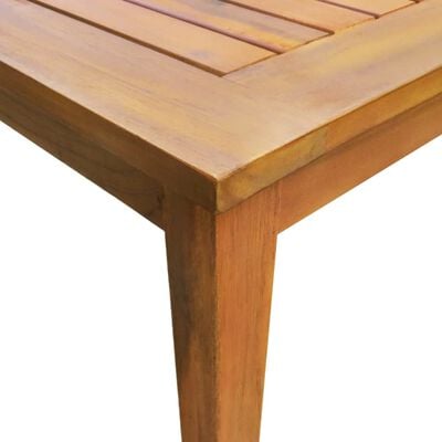 vidaXL Ensemble à manger d'extérieur 5 pcs Bois d'acacia solide