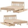 vidaXL Cadre de lit sans matelas 120x200 cm bois de pin massif