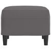 vidaXL Repose-pied Gris 60x50x41 cm Similicuir