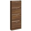 vidaXL Armoire &agrave; chaussures Ch&ecirc;ne marron 59x17x150cm Bois d'ing&eacute;nierie