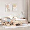 vidaXL Cadre de lit sans matelas 140x190 cm bois de pin massif