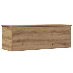 vidaXL Bo&icirc;te de Rangement Ch&ecirc;ne artisanal 102 x 35 x 35 cm