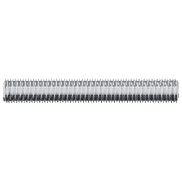 vidaXL Tige filet&eacute;e 12 pcs Argent&eacute; 8 x 55 mm Acier