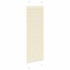 vidaXL Store pliss&eacute; cr&egrave;me 50x150 cm largeur du tissu 49,4 cm polyester