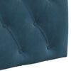 vidaXL T&ecirc;te de lit suspendue Bleu 190 x 55 x 7 cm Velours