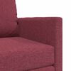 vidaXL Canap&eacute;-Lit 60cm Bordeaux tissu