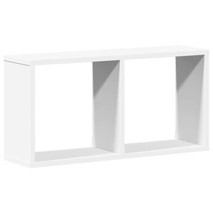 vidaXL Armoire murale 60x16x30 cm blanc bois d'ing&eacute;nierie