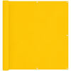 vidaXL &Eacute;cran de balcon Jaune 110 x 300 cm Tissu Oxford