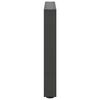 vidaXL Pieds de table basse Anthracite 2 pi&egrave;ces 60 x (42-43) cm Acier