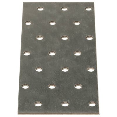 vidaXL Plaques perforées 40 pcs 2 mm 140x60 mm acier galvanisé