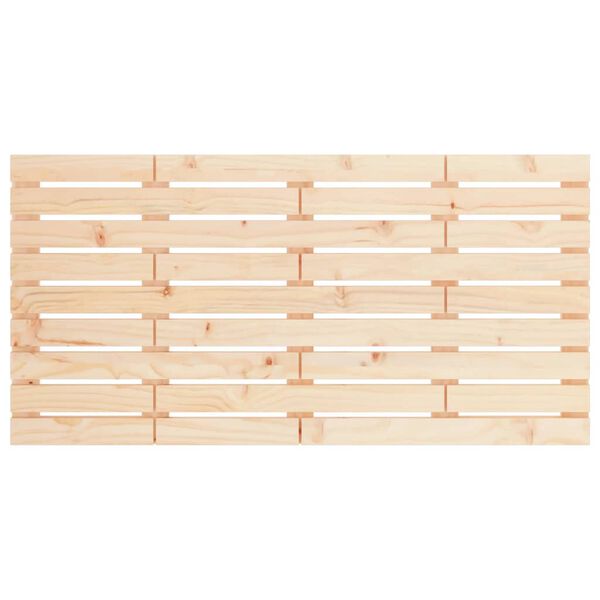 vidaXL T&ecirc;te de lit murale 141x3x63 cm Bois massif de pin