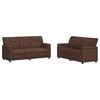vidaXL Ensemble de Canap&eacute;s 2 pcs Marron Simili cuir