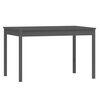 vidaXL Ensemble &agrave; manger de jardin 5 pcs gris bois massif de pin