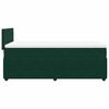 vidaXL Sommier &agrave; lattes de lit avec matelas Vert fonc&eacute; 90x190 cm