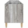 vidaXL Armoire &agrave; disques sonoma gris 121x38x48 cm bois d'ing&eacute;nierie