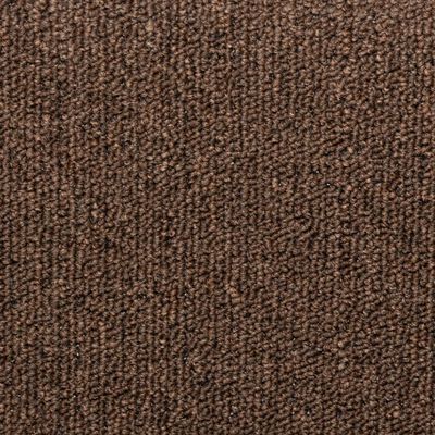 vidaXL Tapis d'escalier 15 pcs 65x21x4 cm Marron