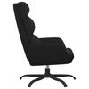 vidaXL Chaise de relaxation Noir Similicuir