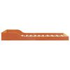 vidaXL Cadre de lit Brun cire 90 x 200 cm Pin massif