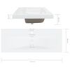 vidaXL Ensemble de meubles de salle de bain Ch&ecirc;ne sonoma Agglom&eacute;r&eacute;