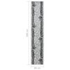 vidaXL Tapis BCF Gris 80x500 cm