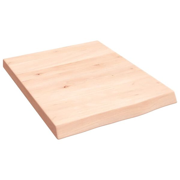vidaXL &Eacute;tag&egrave;re murale 40x50x(2-4)cm bois de ch&ecirc;ne massif non trait&eacute;