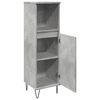 vidaXL Armoire de salle de bain gris b&eacute;ton 30x30x100 cm