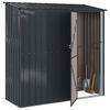vidaXL Cabanons de jardin Anthracite 203 x 85,5 x 200 cm M&eacute;tал
