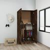 vidaXL Garde-robe Ch&ecirc;ne fum&eacute; 82,5x51,5x180 cm Bois d'ing&eacute;nierie