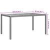 vidaXL Ensemble &agrave; manger de jardin coussins 7pcs Noir R&eacute;sine tress&eacute;e