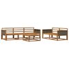 vidaXL Ensemble de canap&eacute;s d'ext&eacute;rieur 6 pcs Naturel