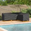 vidaXL Housse pour meubles Noir 250 x 180 x 80 cm Tissu Oxford 600D