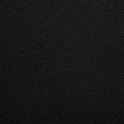 vidaXL 4 pcs Chaises pivotantes de salle à manger Noir Tissu