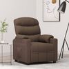 vidaXL Fauteuil inclinable Marron Tissu