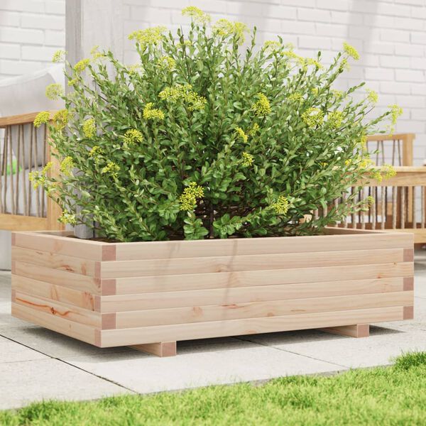 vidaXL Jardini&egrave;re 90x60x26,5 cm bois de pin massif