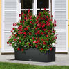 LECHUZA Jardini&egrave;re TRIO Cottage 30 ALL-IN-ONE Granite