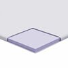 vidaXL Surmatelas Blanc 90 x 200 cm Tissu Jacquard