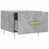 vidaXL Table basse gris b&eacute;ton 50x50x40 cm bois d'ing&eacute;nierie