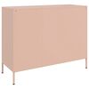 vidaXL Buffet rose 100,5x39x79 cm acier