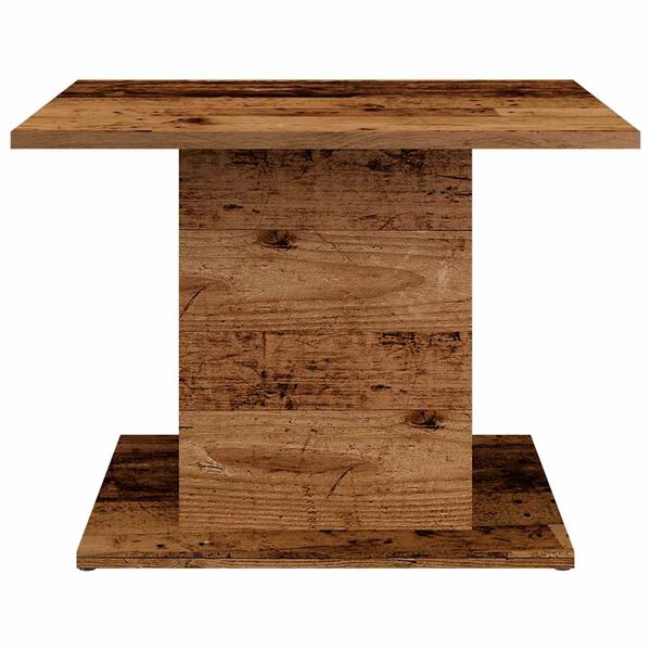 vidaXL Table basse vieux bois 55,5x55,5x40 cm bois d'ingénierie