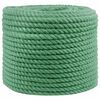 vidaXL Corde en Jute 10 mm Vert Jute 100% Tossa