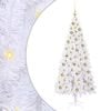 vidaXL Sapin de No&euml;l artificiel avec 300 LED Blanc 180 cm PVC et Acier