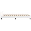 vidaXL Cadre de lit avec t&ecirc;te de lit sans matelas blanc 90x200 cm