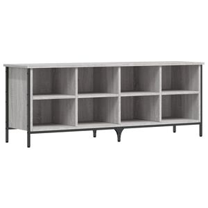 vidaXL Armoire &agrave; chaussures sonoma gris 131x35x50 cm bois d'ing&eacute;nierie