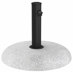 vidaXL Pied de parasol 20,9kg Gris clair B&eacute;ton Rond